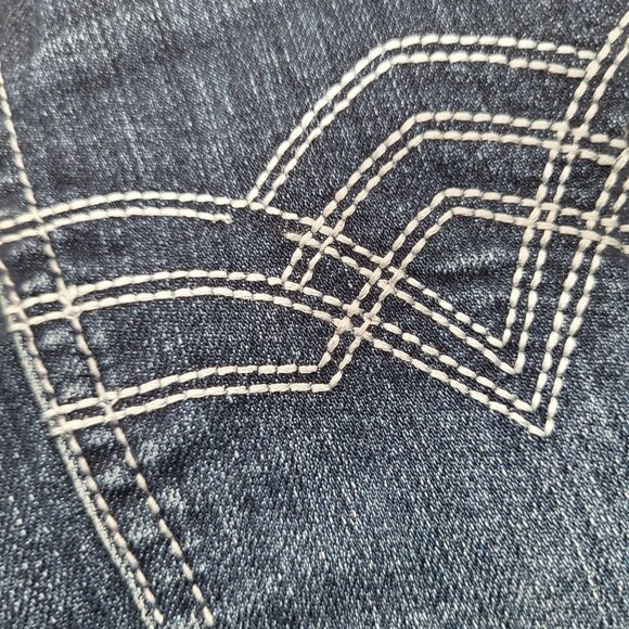 ZANA DI Y2K Denim Jeans Vintage SZ 11 Skinny Whiskered - Picture 11 of 11